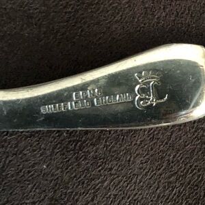 Sheffield England Silver Tongs